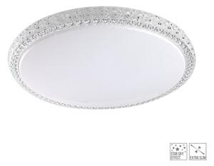 PREZENT 71312 - Stropní LED svítidlo AMBIA 35W, 4000K, 2950lm, bílá/čirá