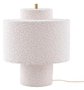 Stolní lampa Globen Lighting, Noah, Bílá, Obývací pokoj, Tkanina / Textil, Design