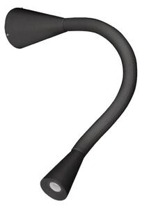 Linealight Nástěnná lampa Snake_W3 bez vypínače, v.46,8cm, 1,5W Barva: Černá, Teplota světla: 3000K