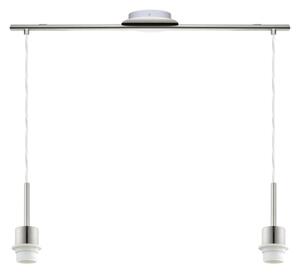 Eglo - LED Lustr na lanku TUNJA 2xE27/60W/230V taupe
