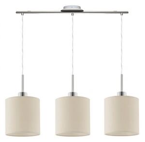 Eglo - LED Lustr na lanku TUNJA 3xE27/60W/230V krémová