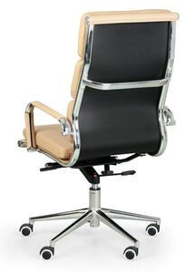 Kožená kancelářská židle KIT CLASSIC, černá
