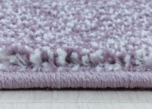 Dětský kusový koberec Funny kruh 2102 violet - průměr 120 cm