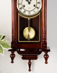 Tuin ORPHEUS 1393 Nástěnné kyvadlové hodiny mahagon - 73 cm