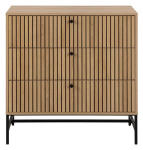 Komoda v dekoru dubu v přírodní barvě 81x80x40 cm Albany – Actona