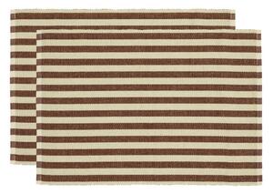 Prostírání v sadě 2 ks s příměsí juty 33x48 cm Statement Stripe – Södahl