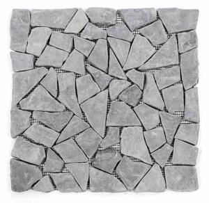 Divero Garth 792 Mramorová mozaika šedá, 1 m2 - 30x30x1 cm