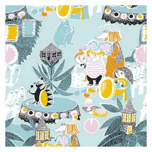 Havi Ubrousky Moomin Satumuumi 33x33cm, 20ks / tyrkysové