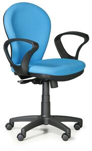 Kancelářská židle LEA 1+1 ZDARMA, světle modrá