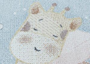Dětský kusový koberec Lucky 3612 blue - 140 x 200 cm