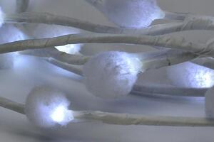 Nexos 33483 Vánoční LED osvětlení - sněhové vločky - 48 LED, studená bílá