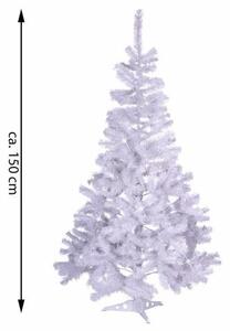 Nexos 32993 Umělý vánoční strom s třpytivým efektem - 120 cm, bílý