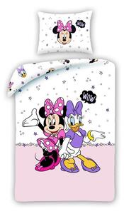 HALANTEX Povlečení Minnie a Daisy Bavlna, 140/200, 70/90 cm