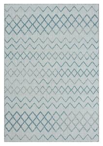 My Flair, Kusový koberec Illusio grey – na ven i na doma, 80x150, modrá, chodba / předsíň