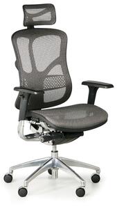 Multifunkční kancelářská židle WINSTON AA, šedá
