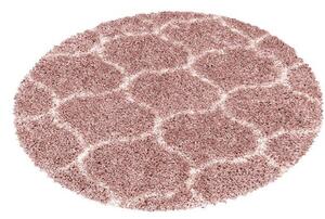Kusový koberec Salsa kruh 3201 rose - 120 x 120 cm