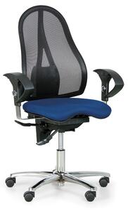 TOPSTAR Zdravotní balanční kancelářská židle EXETER NET, modrá