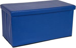 STILISTA 6478 Skládací lavice s úložným prostorem - modrá