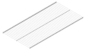 Drátěná police pro ELEMENT SYSTEM, 800 x 400 mm, bílá