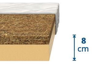 MPO BABY NATURAL dětská matrace do postýlky 60x80 cm 100% nebělená bavlna