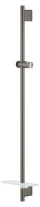Sprchová tyč GROHE Rainshower SmartActive na stěnu s poličkou kartáčovaný Hard Graphite 26603AL0