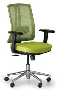 Kancelářská židle HUMAN, černá/zelená
