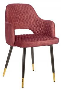 Jídelní židle PARIS červená samet Nábytek | Jídelní prostory | Jídelní židle | Všechny jídelní židle
