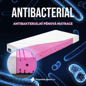 BENAB ANTIBACTERIAL antibakteriální matrace 200x200 cm Pratelný potah Tencel