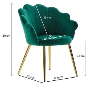 Židle S Područkami Zelená