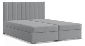 Manželská postel AGEN 140×200 cm světle šedá