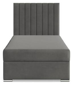 Čalouněná postel AGEN Velvet 90×200 cm šedá