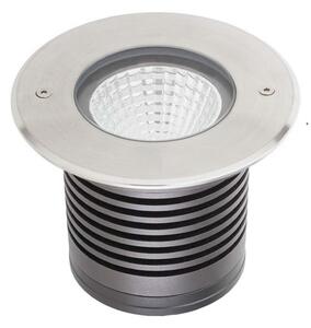 Redo Chodníkové LED svítidlo XGROUND 15W, ø 108 mm, 230V, IP67 Stmívání, řízení: ON/OFF (bez stmívání), Barva světla: 4000K