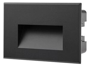 Redo Venkovní zapuštěné LED svítidlo XGHOST 3W, 120x80 mm, IP65 Barva: Černá, Barva světla: 4000K