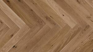 Dřevěná podlaha Barlinek Pure Classico - Dub Toffee Herringbone 5G