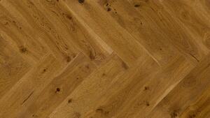 Dřevěná podlaha Barlinek Promo - Dub Brown Sugar Herringbone 1WC000026