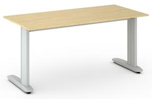 Kancelářský psací stůl PRIMO FLEXIBLE 1600 x 800 mm, bříza