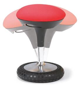 Zdravotní balanční židle HOVER, červená