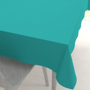 Biante Dekorační obdélníkový ubrus Rongo RG-020 Tyrkysový 50x100 cm