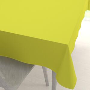 Biante Dekorační obdélníkový ubrus Rongo RG-026 Žlutozelený 50x100 cm