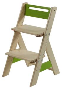 Gazel ZUZU dětská rostoucí židle zelená