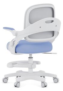 Dětská otočná židle Mark Adler Junior 4.3 modrá / šedá