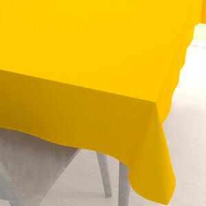 Biante Dekorační obdélníkový ubrus Rongo RG-029 Sytě žlutý 60x100 cm