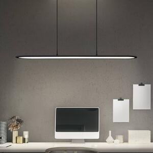 OSRAM LED závěsné svítidlo Office line Panel Ellipse černé stmívatelné 940, stmívatelný, Černá, Pracovna / kancelář, Hliník, Moderní