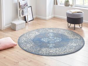 Hanse Home Collection koberce Kusový koberec Gloria 105516 Sky Blue kruh - 160x160 (průměr) kruh cm