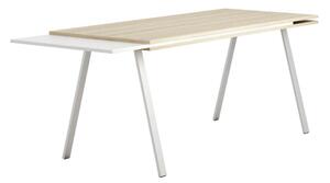 PLAN Pracovní stůl BOARDS wood, dub přírodní, 1700x750 mm