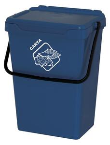Artplast Plastový odpadkový koš pro třídění odpadu, modrý, 35 l