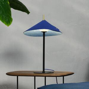 OSRAM Stolní lampa Decor Flip, modrá, plsť, G9, nastavitelná, Modrá, Obývací pokoj / jídelna, kov