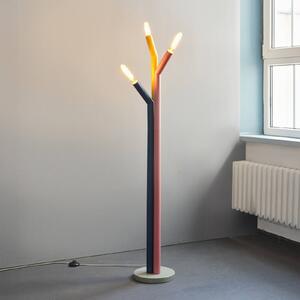 OSRAM Stojací lampa Decor Straw, 3 žárovky, barevná, ocel, E27, Vícebarevná, Obývací pokoj / jídelna, kov, Moderní