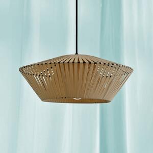 OSRAM Závěsné světlo Decor Pásek Ø 40,5 cm, béžová, textil, E27, stmívatelný, Krémová / jantar, Obývací pokoj / jídelna, Textil / tkanina / hedvábí