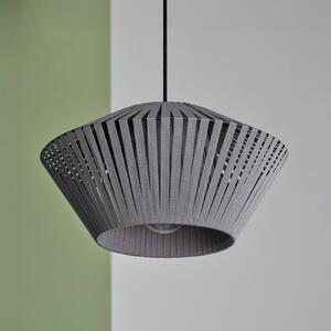 OSRAM Závěsné světlo Decor Pásek Ø 30,5 cm, šedá, textil, E27, stmívatelný, Hliník / šedá / zinek, Obývací pokoj / jídelna, Textil / tkanina / hedvábí